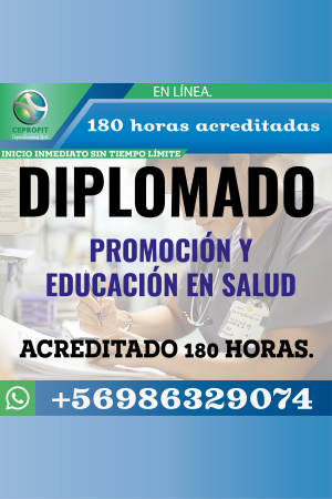 Promoción en salud y Educación para la Salud. 180 horas